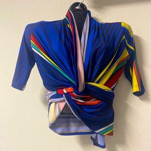 ISABEL Multi-Color Women’s Multi Way Wrap Top